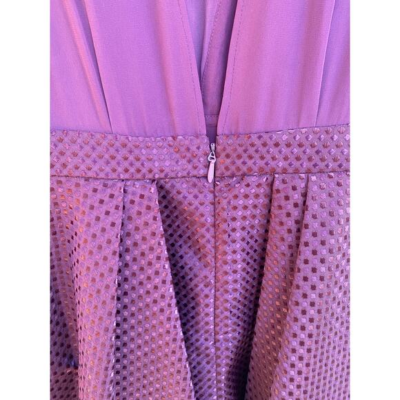 BCBGeneration burgundy a line dress - Picture 4 of 7